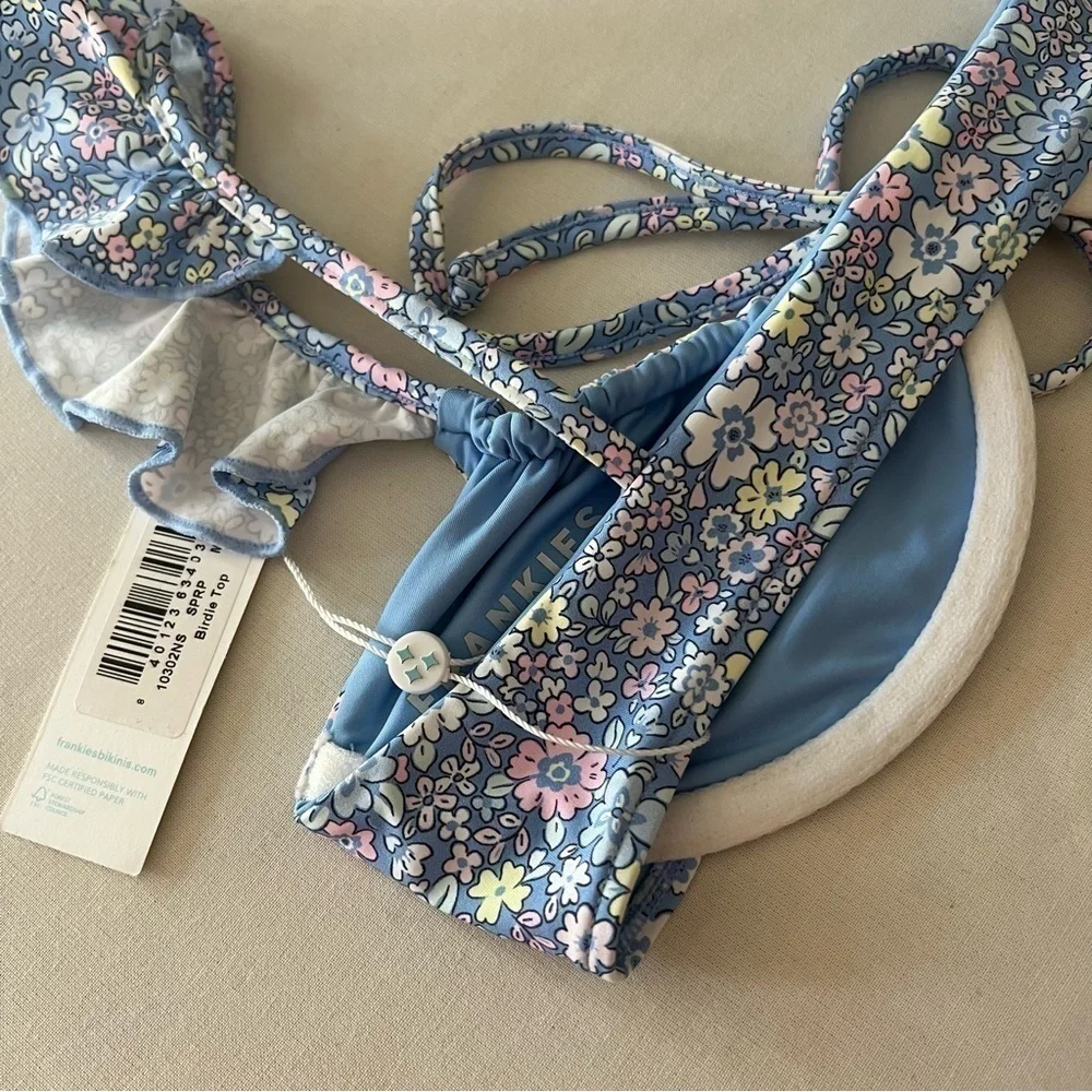 Frankie's Bikinis Birdie Top in Springtime